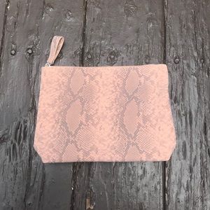 Snake Print Makeup Bag